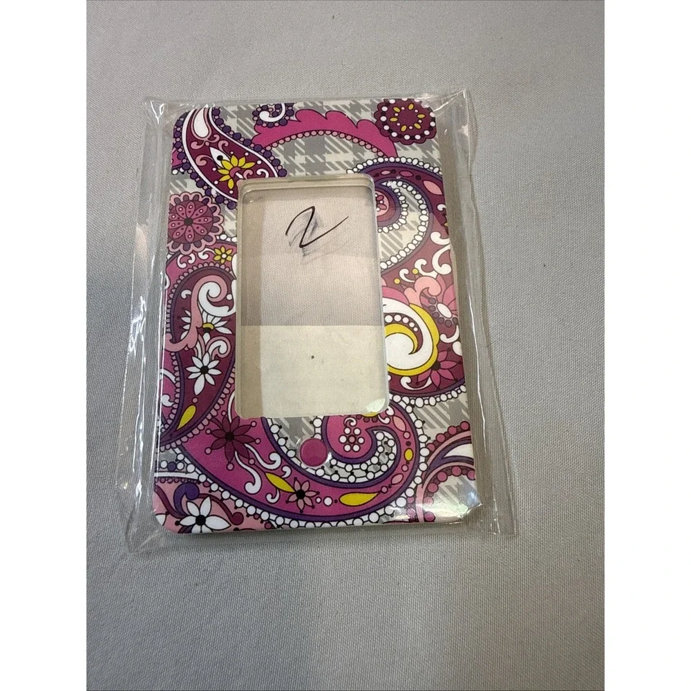 Vera Bradley LED Light-Up Pocket Magnifier Lens - Paisley Meets Plaid Pattern